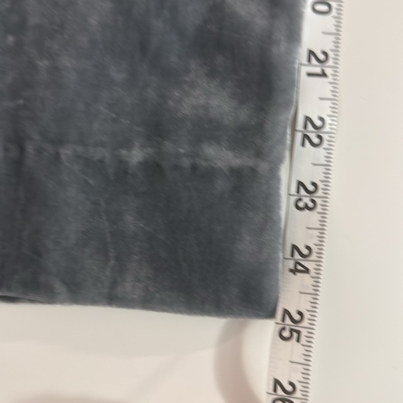 J Crew velvet wide leg pants.  Size 14. 25” inseam. Teal with gray undertones. - Picture 8 of 8